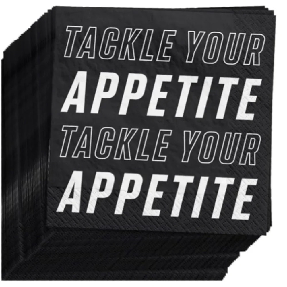 Football Super Bowl Party Napkins Pack of 100 NWT